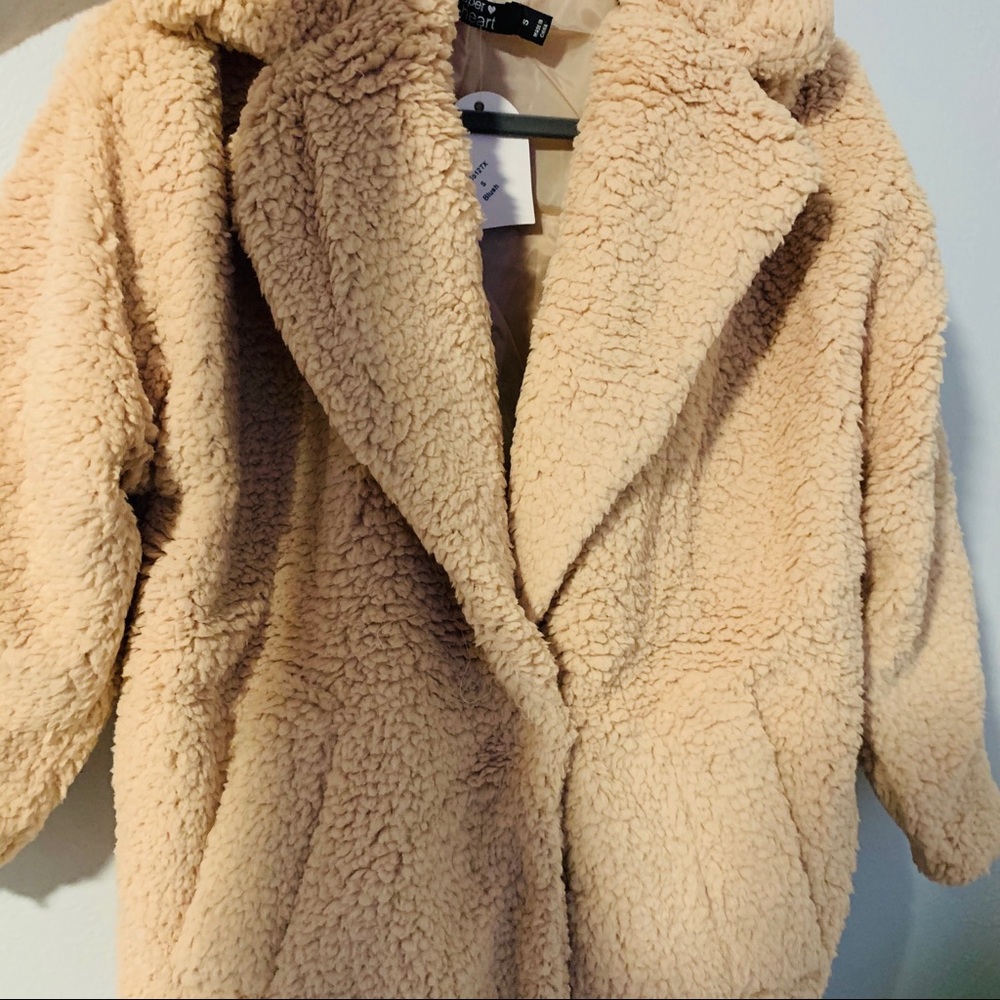 Paperheart Oversized Teddy Coat - Picture 5 of 7